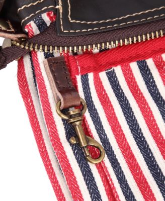 Dolphin Canvas Crossbody Bag