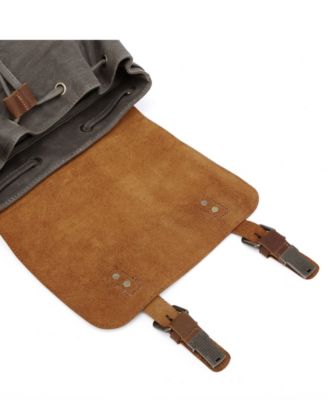 Stone Creek Waxed Canvas Backpack Handbag