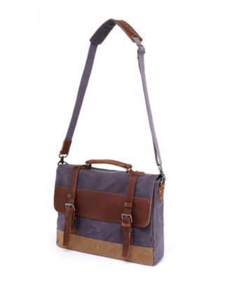 Stone Creek Waxed Canvas Briefcase