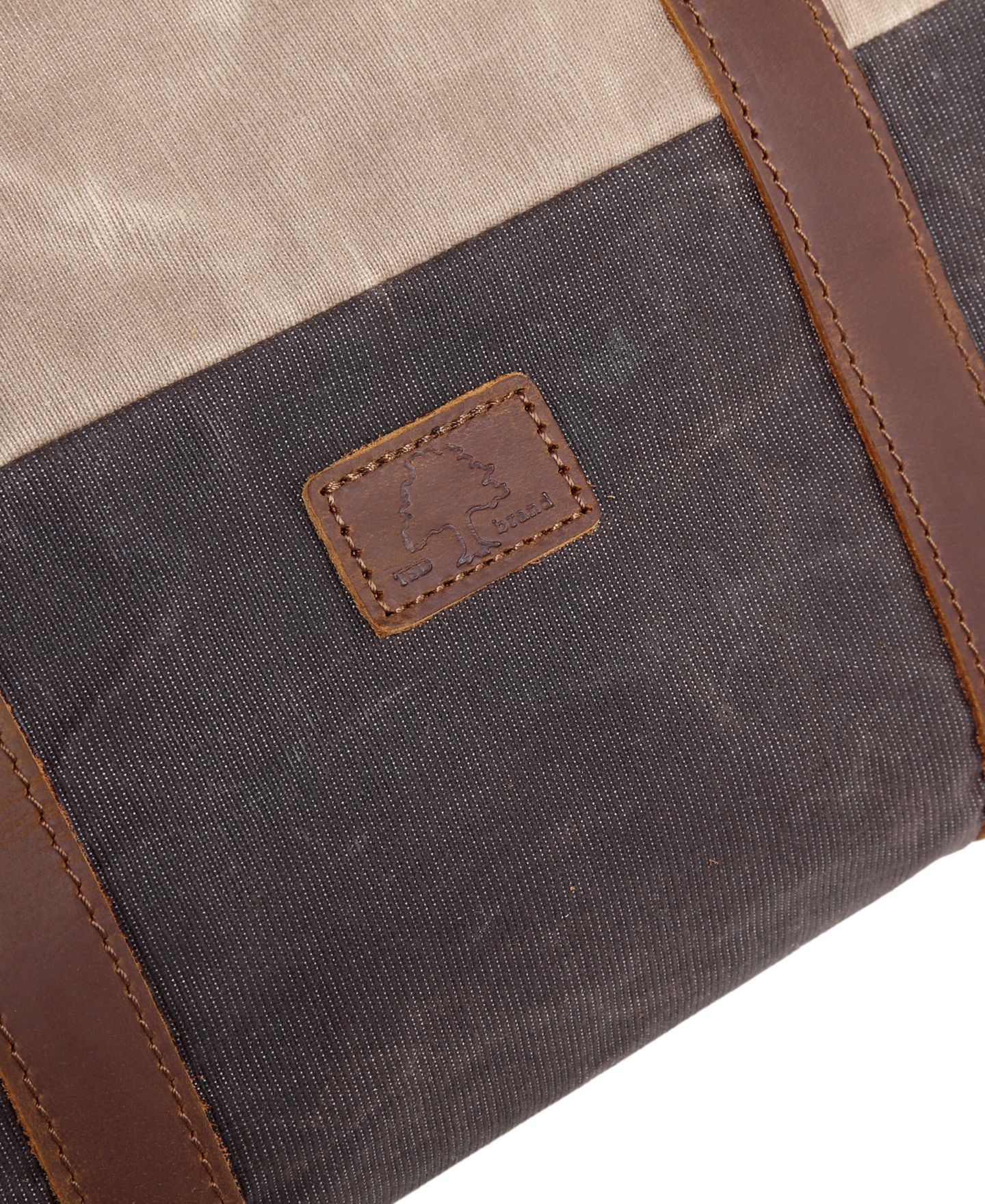 Женская сумка TSD BRAND Stone Creek Waxed Canvas, цвет: Бежевый — фото 7