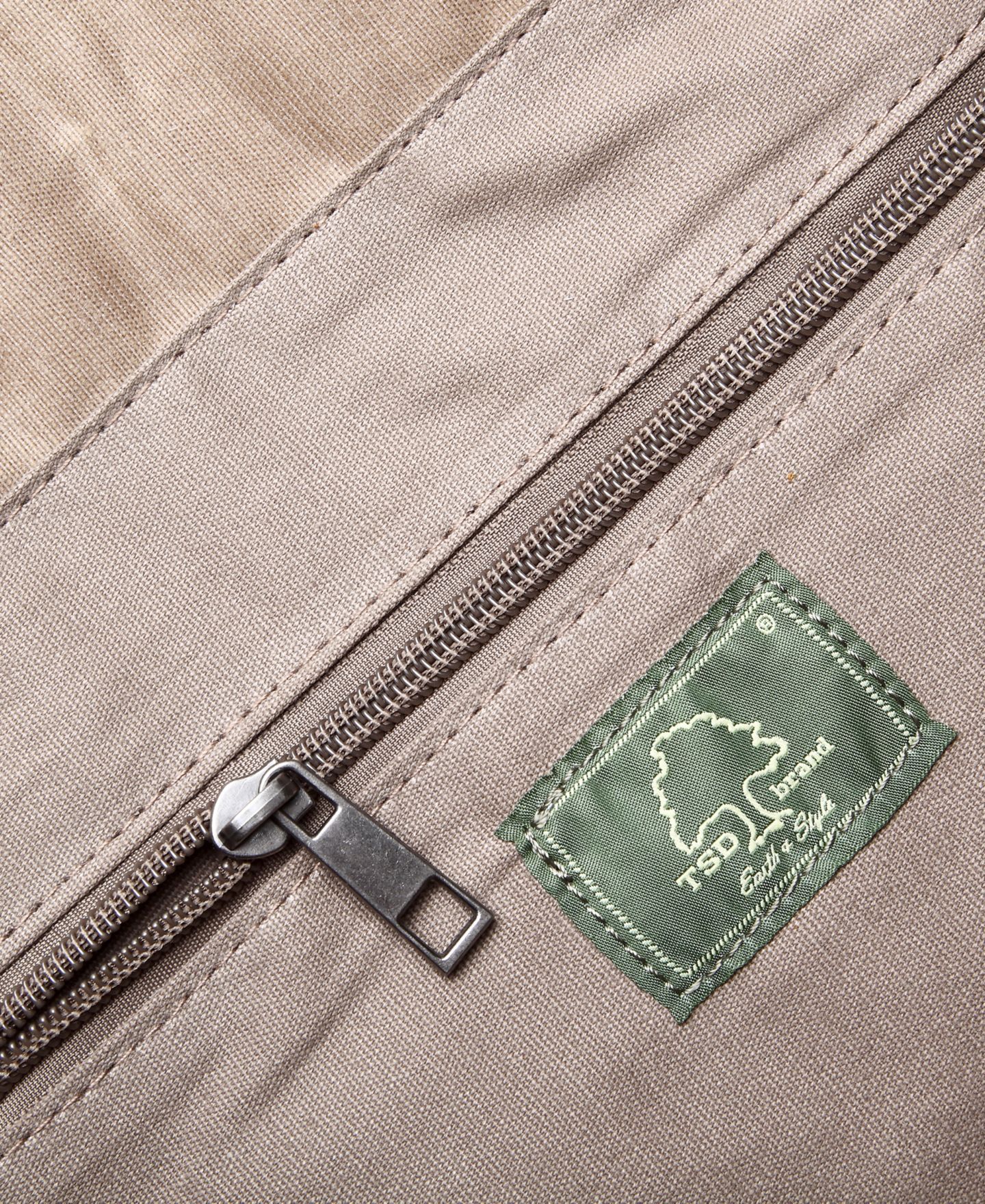 Женская сумка TSD BRAND Stone Creek Waxed Canvas, цвет: Бежевый — фото 12