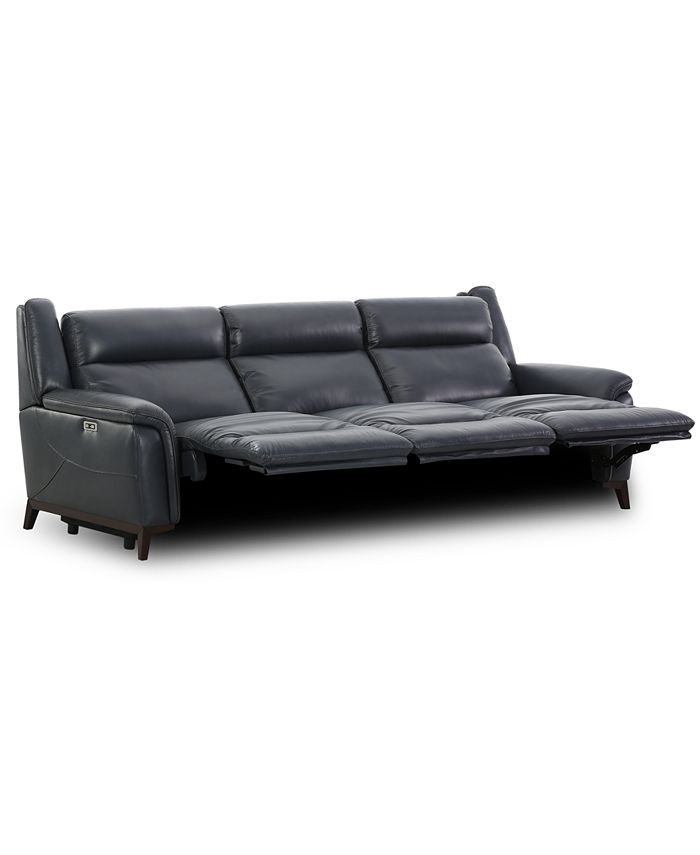 Furniture CLOSEOUT! Lond 3Pc. Leather Sectional with 3 Power Recliners