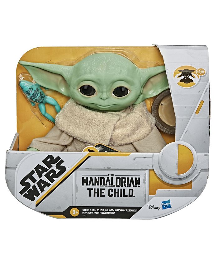 star wars the child talking plush toy with character sounds and accessories