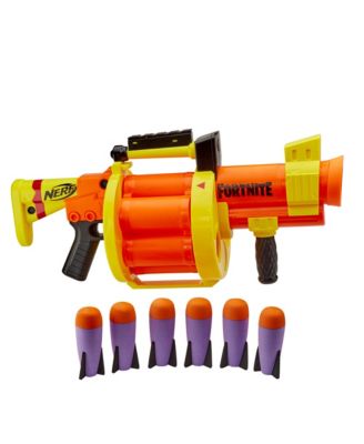 Nerf Fortnite トイガン ナーフ フォートナイト GL バズーカ Amazon.com: Nerf Fortnite GL Rocket-Firing Blaster - 6-Rocket Drum