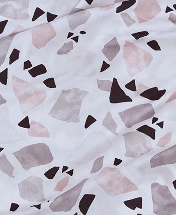 CosmoLiving - Terrazzo Printed Comforter Set, 3 Piece