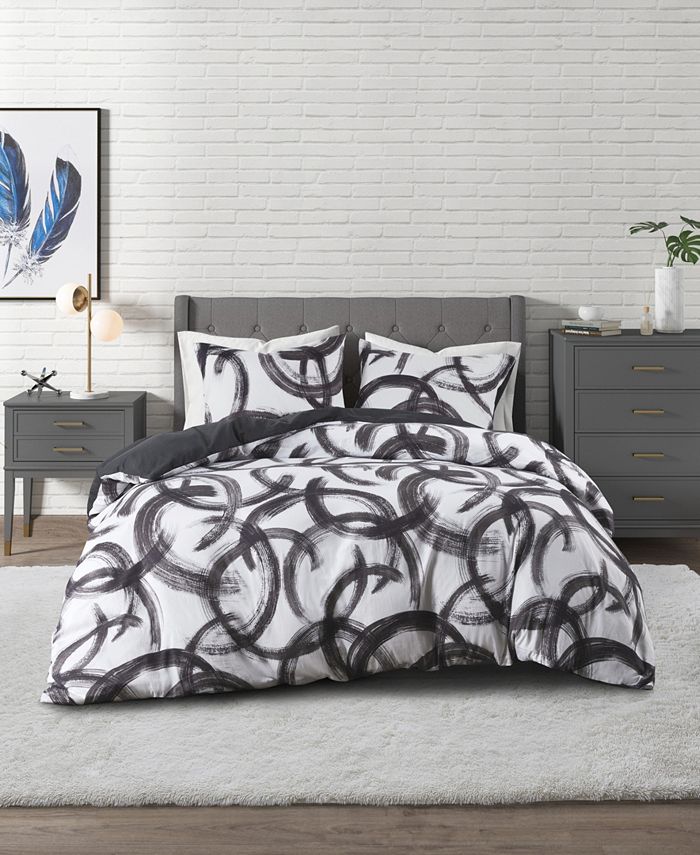 CosmoLiving Anaya Printed California King Comforter Set, 3 Piece - Macy's