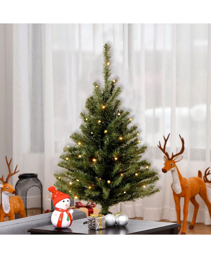 3 ft. Pre-Lit Kincaid Spruce Tree with Clear Lights, Plug-In main image 1