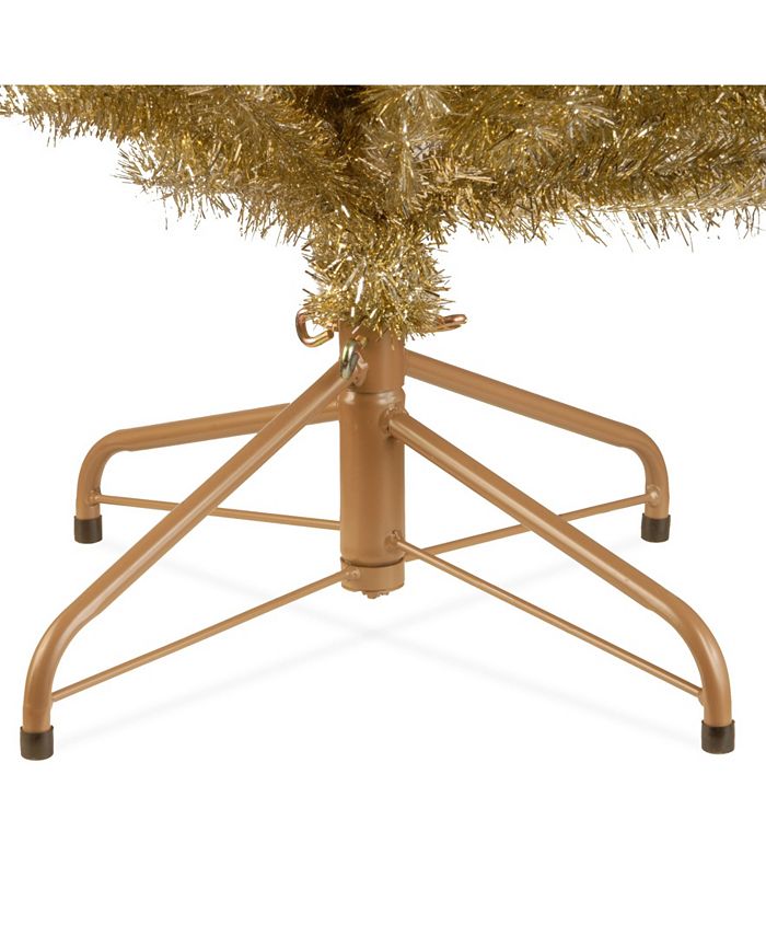 National Tree Company National Tree 6 ft. Champagne Tinsel Tree Macy's