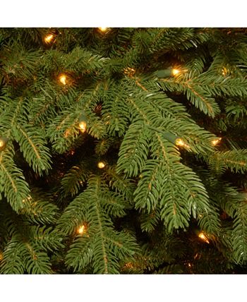 National Tree Company - 7 .5' Feel Real Vienna Fir Tree with 750 Dual Color(R) LED Lights & Caps + PowerConnect