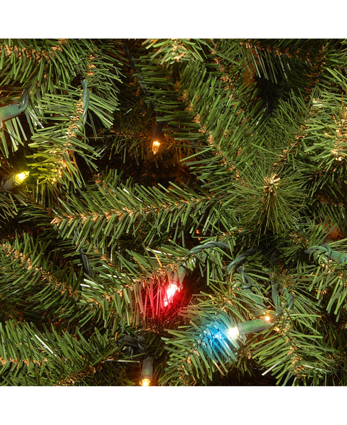 National Tree Spruce Hinged Tree with 450 Multi Lights