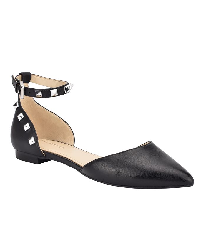 Marc Fisher Abbale Pointy Toe Dress Flat Shoes - Macy's