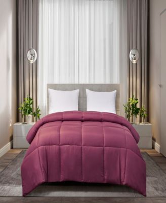 Color Hypoallergenic Down Alternative Light Warmth Microfiber Comforters