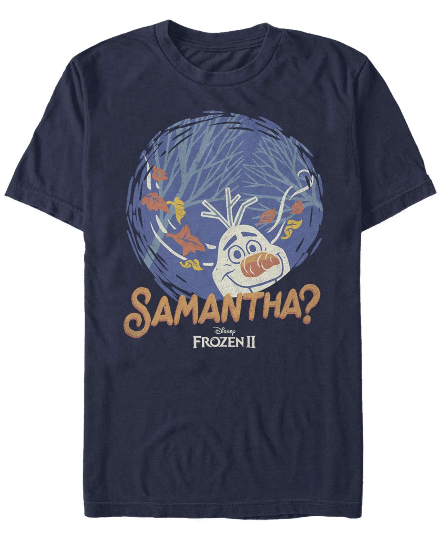 Мужская футболка Fifth Sun Frozen 2 Samantha Short Sleeve, цвет: Тёмно-синий — фото 1