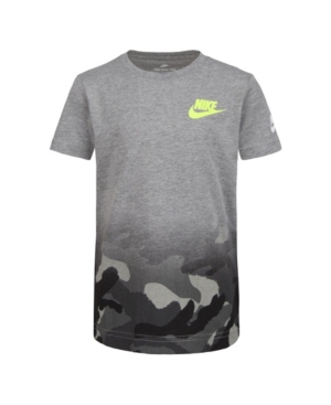 image of Nike Toddler Boys Camo Print Logo T-Shirt