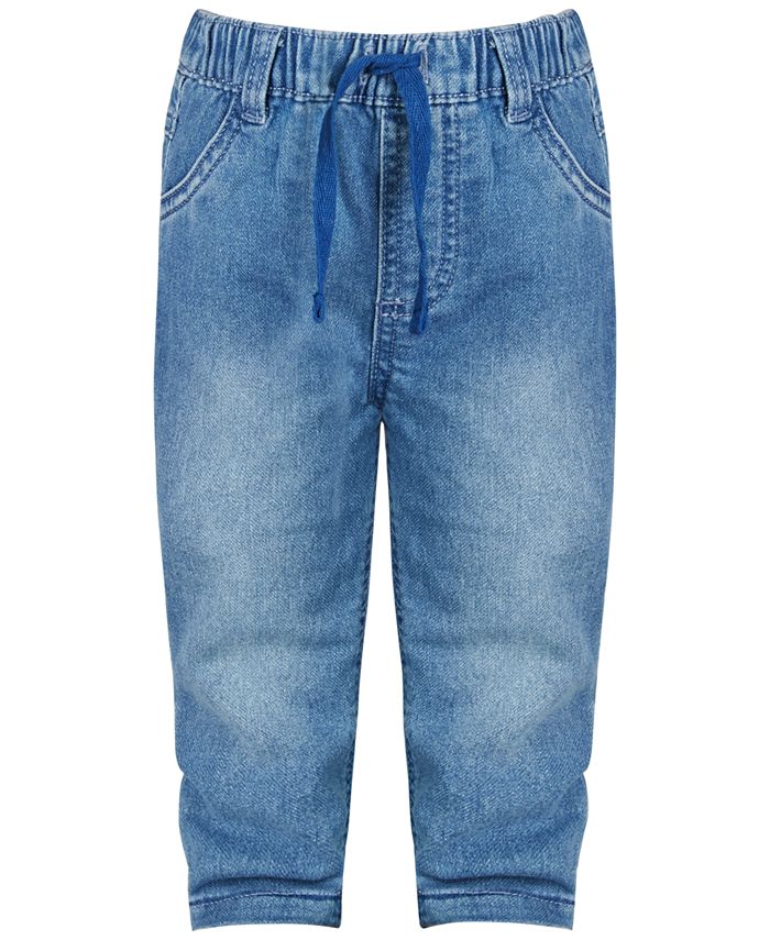 First Impressions Baby Boys Denim Cuff Jeans, Created for Macy's - Macy's