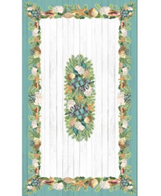 Christmas By The Sea Tablecloth - 70" x 120"