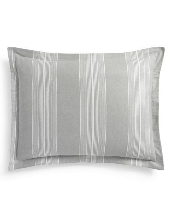 Martha Stewart Collection Modern Stripe King Sham, Created for Macys