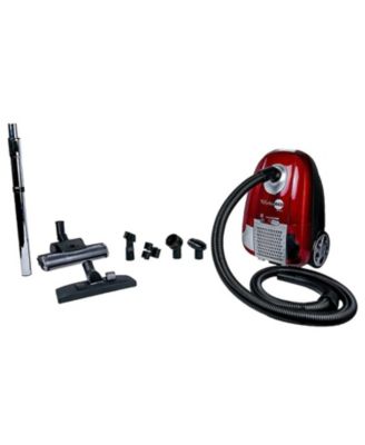 Atrix - Turbo Red Canister Vacuum with HEPA Filtration