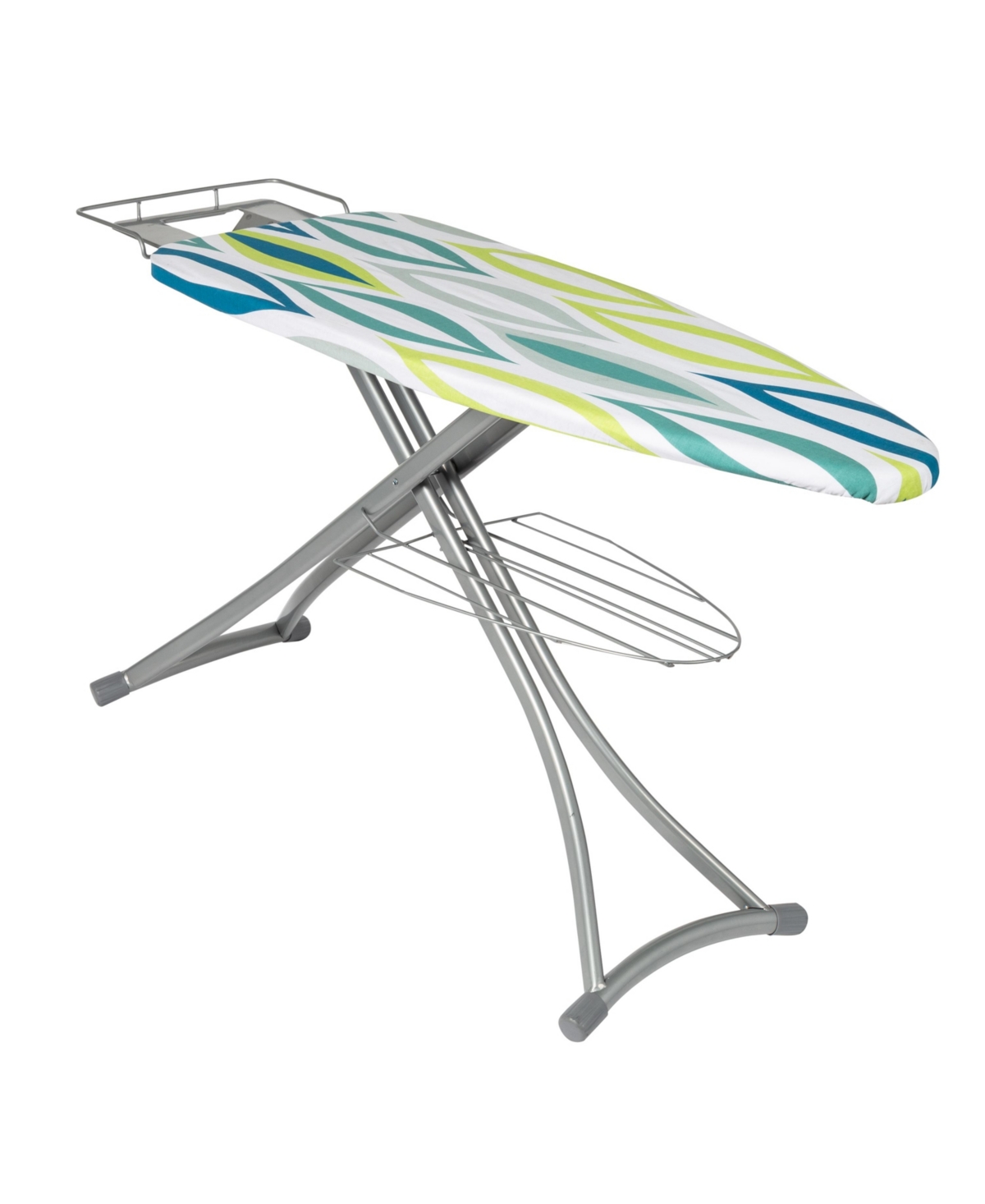 Shop Honey Can Do Ironing Board With Iron Rest And Shelf In Blue,chrome