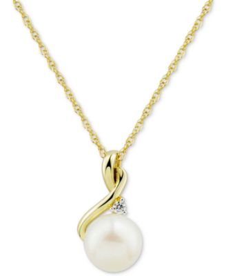 Hotsell 10k gold freshwater pearl pendant