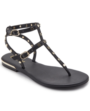 Dkny Women's Vin Studded Flat Sandals