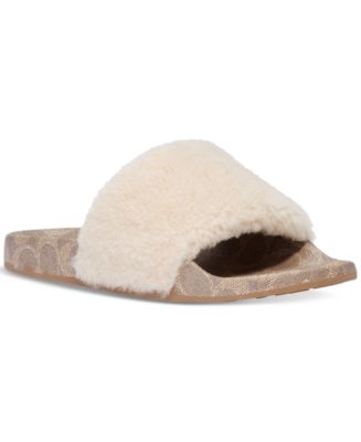 The row teddy discount bear shearling sandals