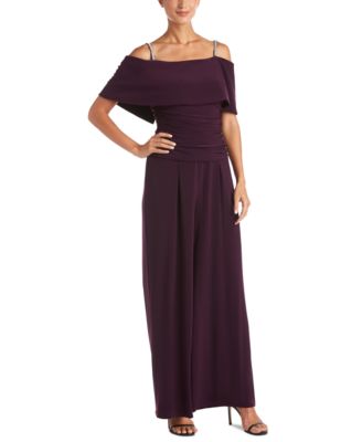 Macy's purple jumpsuit on sale