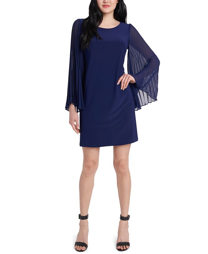 MSK Pleated Sleeve Shift Dress Macy s