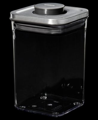 Steel Pop Small Square Short 1.1-Qt. Food Storage Container