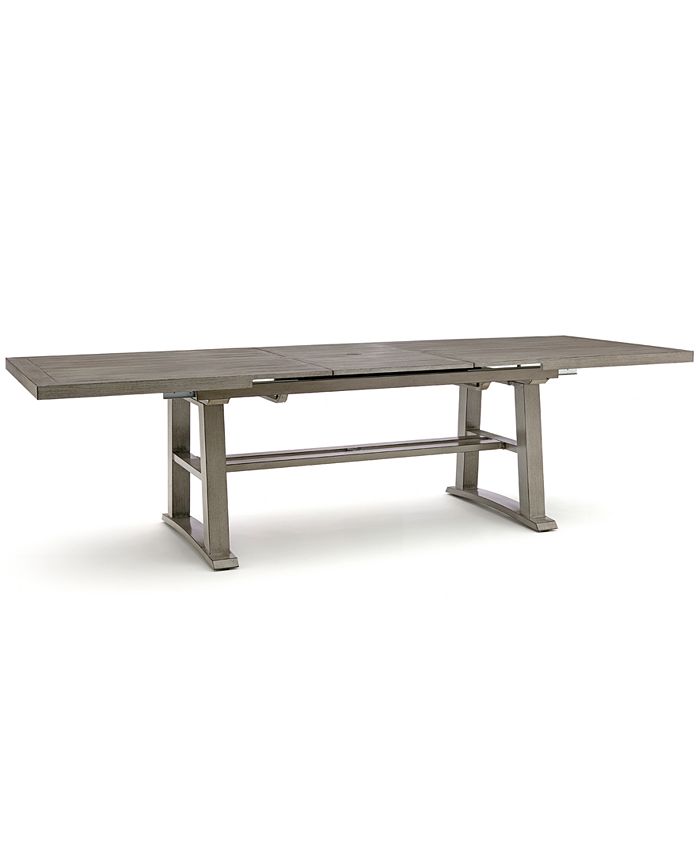 Agio - Wayland Aluminum 110" x 40" Outdoor Extension Dining Table