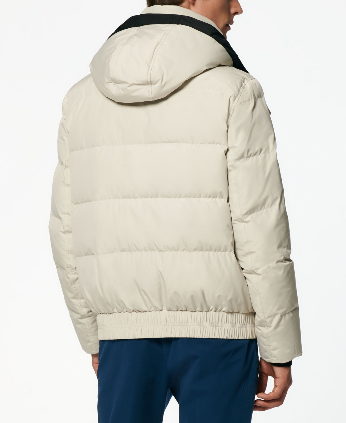 Marc new york men's down puffer jacket with fleece bib discount