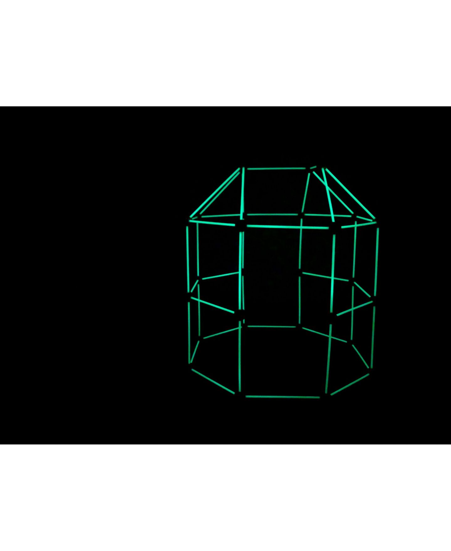 Детский конструктор Funphix Supersized Glow in The Dark Fort Building Set, 154 Pieces — фото 6