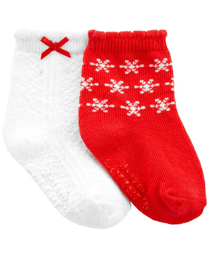Carter's Carters Baby Girl 2Pack Holiday Booties Macy's
