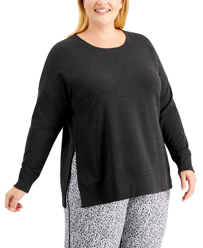 Ideology Plus Size Solid Sweatshirt Created for Macy s Macy s