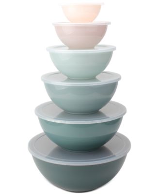 Enchante - Cook With Color 12-Pc. Mixing Bowl Set with Lids