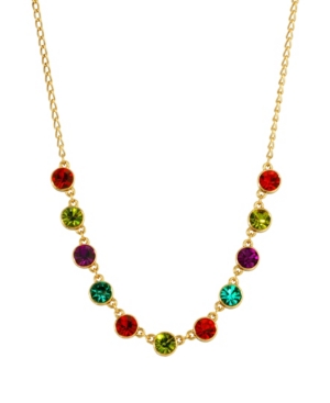 image of 2028 Women-s Gold Tone Multi Color Necklace