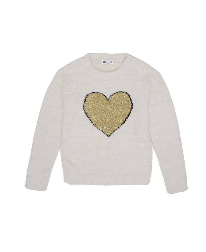 Epic Threads Big Girls Heart Graphic Sweater - Macy's
