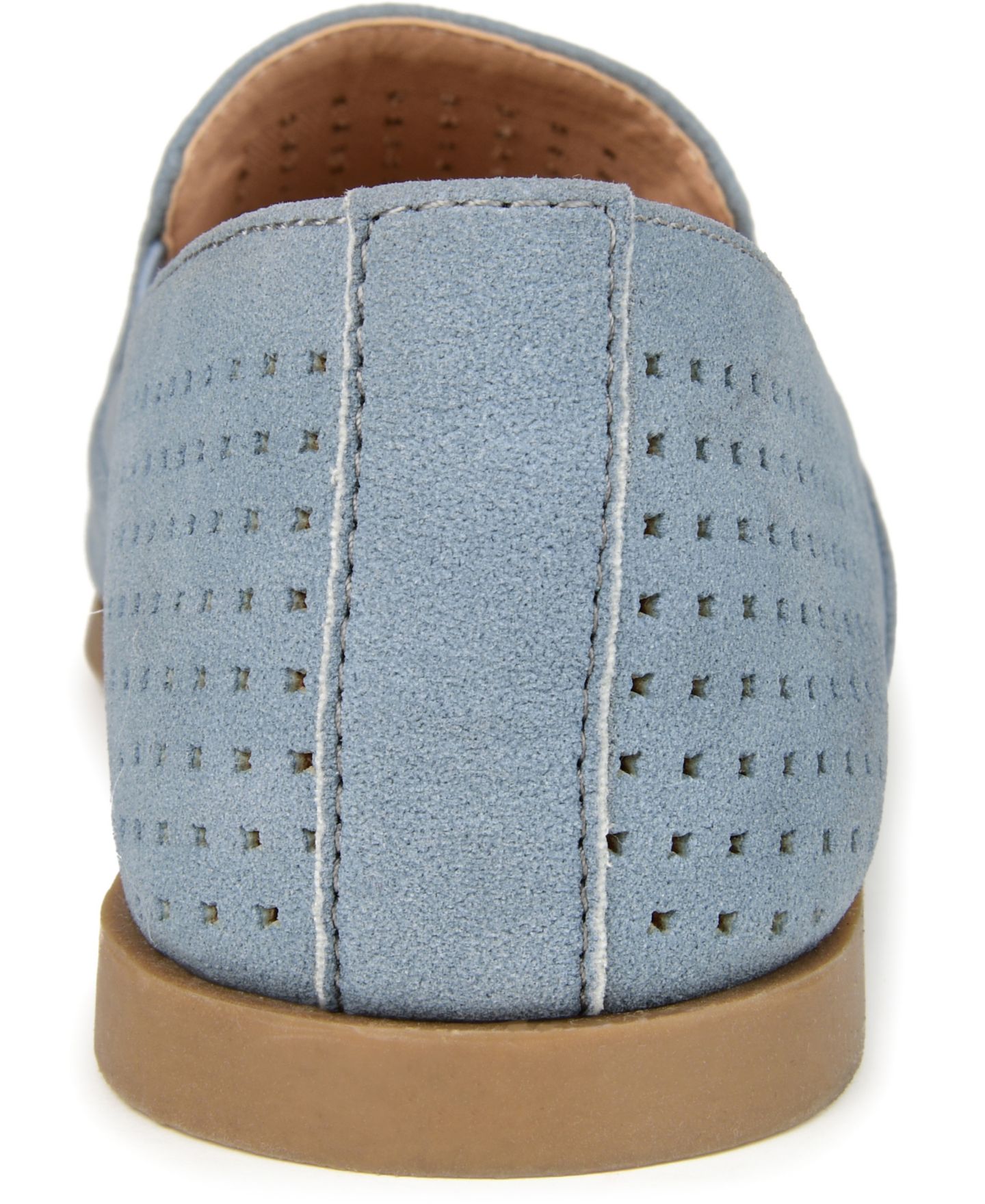 Женские туфли Journee Collection Lucie Perforated Slip On, цвет: Синий — фото 4