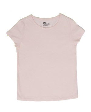 Big Girls Solid Basic Tee
