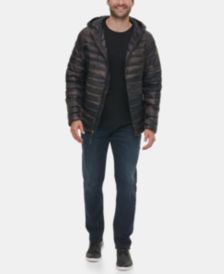 Men's Packable Down Hooded Puffer Jacket, Created for Macy's