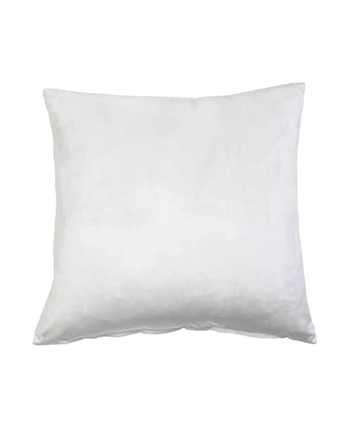 THRO Oyshee Metallic Embroidered Cut Velvet Pillow, 18" x 18" Macy's