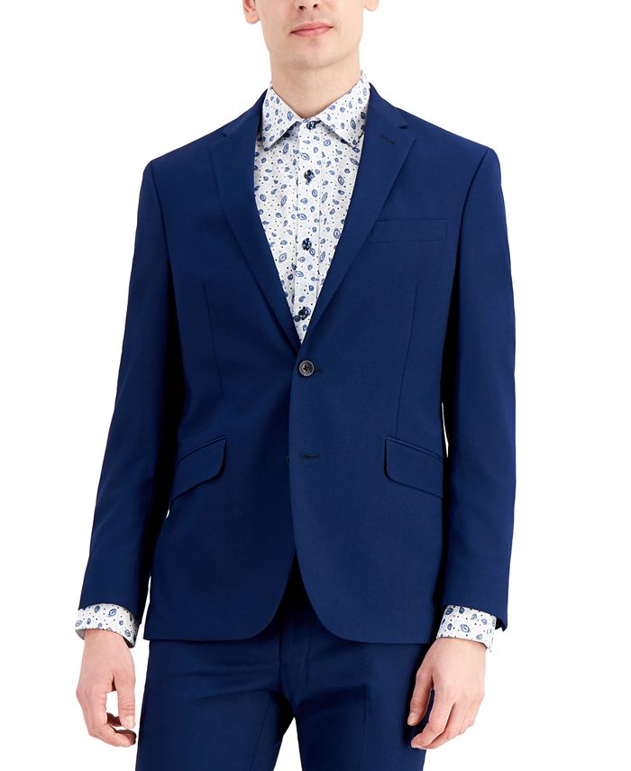Kenneth Cole Reaction Men's Techni-Cole Suit Separate Slim-Fit Suit Jacket  & Reviews - Suits & Tuxedos - Men - Macy's