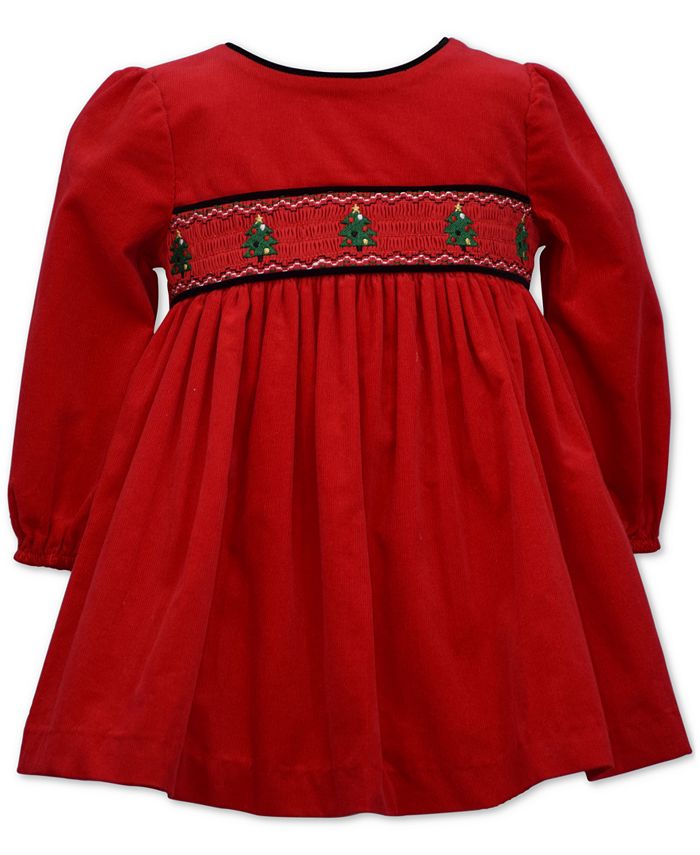 Bonnie Baby Baby Girls Corduroy Smocked Dress Macy s