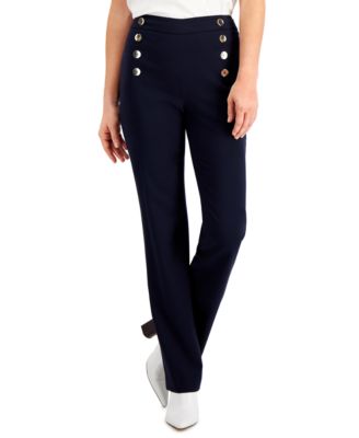 Bar III Straight-Leg Sailor Pants 
