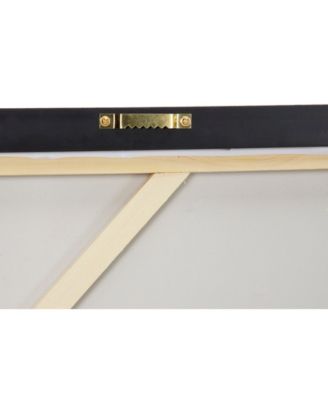 CosmoLiving Multimedia and Abstract Art Paintings with Glitter, Set of 2