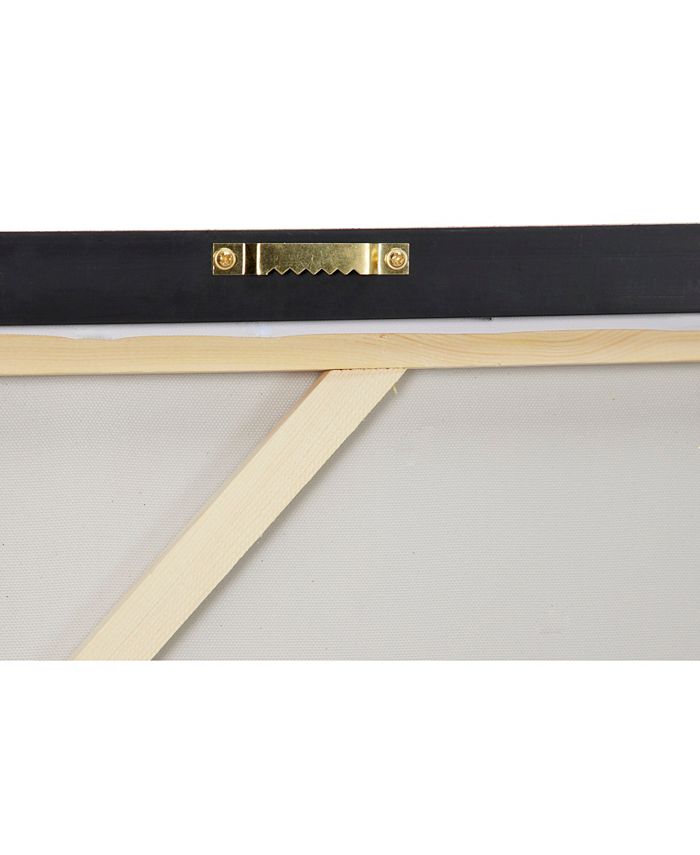 CosmoLiving Multimedia and Abstract Art Paintings with Glitter, Set of