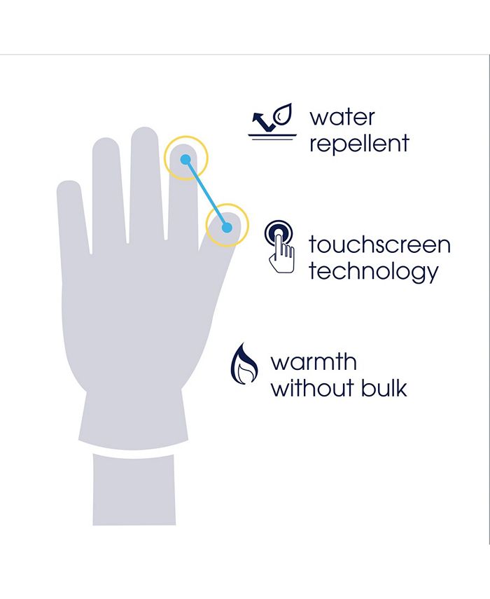 Isotoner Signature Women's Insulated Water Resistant Matrix Ski Gloves