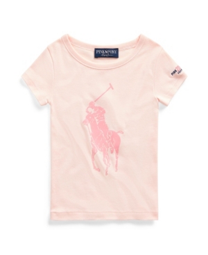 Little Girls Pink Pony Graphic Tee