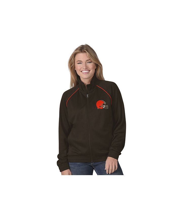 G III Sports Cleveland Browns Women s Power Play Track Jacket Macy s