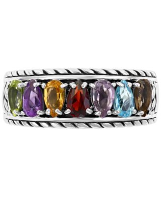 EFFY&reg; Multi-Gemstone Statement Ring (1-5/8 ct. t.w.) in Sterling Silver